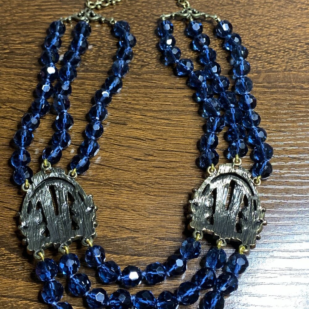 Heidi Daus Blue Beaded Necklace - Picture 8 of 9